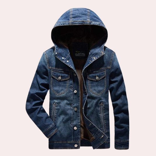 Odbart - Casual men's denim jacket