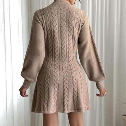 Julietta - Elegant Cable Knit Dress for Women