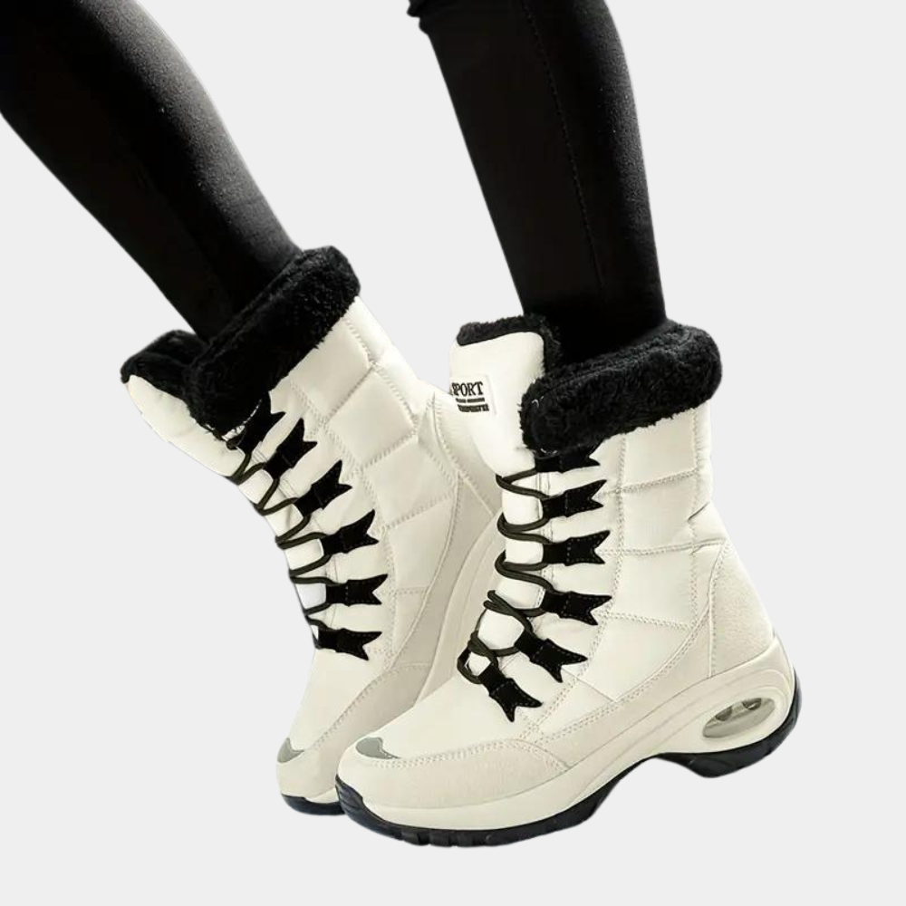 Bea - Plush-Lined Lace-Up Winter Boots for Women