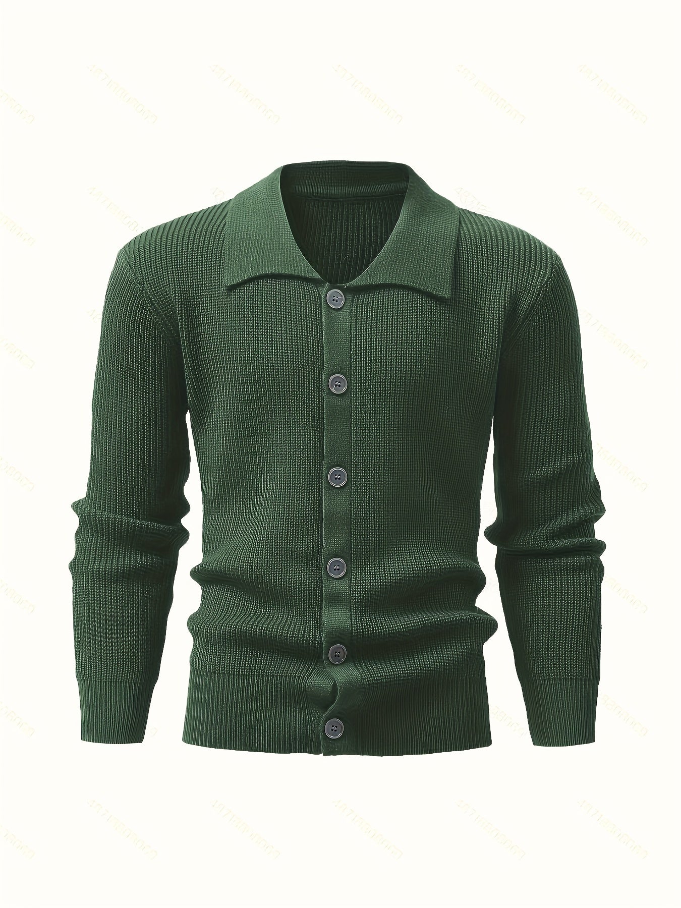 Men's Breathable Solid Loose Cardigan